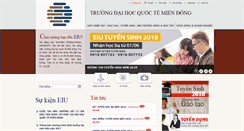Desktop Screenshot of eiu.edu.vn